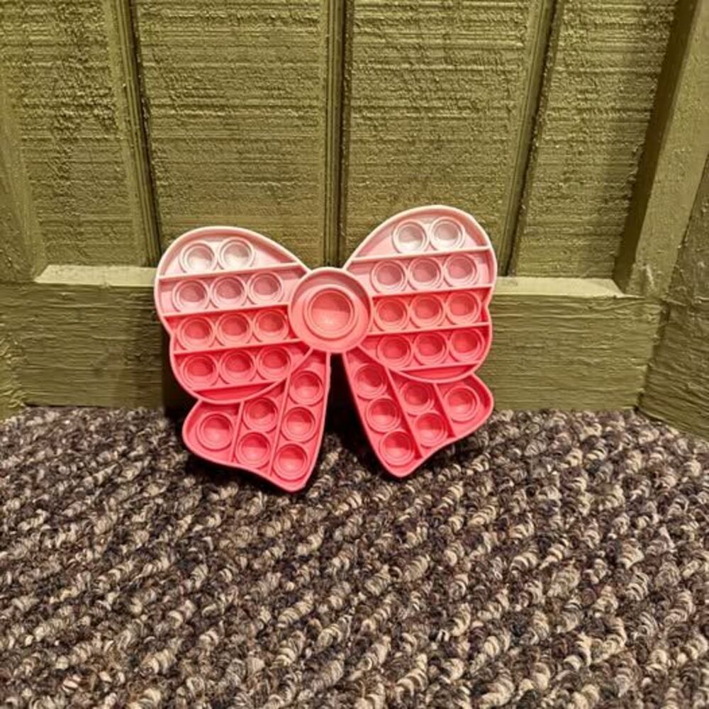 Pink Bow Pop-It Fidget Toy